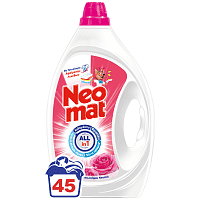 Neomat Απορρυπαντικό Πλυντ. Gel Αγρ. Τριαντάφυλλο 45μεζ 2,025lt