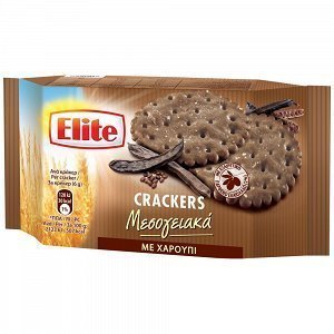 Elite Crackers Μεσογειακά Χαρούπι 105γρ