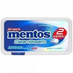 Mentos Clean Breath 2hrs Peppermint 12gr