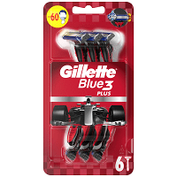 Gillette Blue 3 Plus Red Ξυραφάκια Μιας Χρήσης 6τεμ