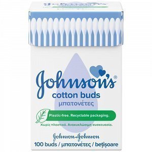 Johnson's Ωτοκαθαριστές Cotton Buds 100Τεμάχια