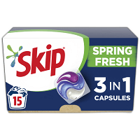 Skip Απορρυπαντικό Πλυντηρίου Ρούχων Κάψουλες Spring Fresh 317gr