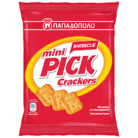 Παπαδοπούλου Mini Pick Crackers BBQ 250gr