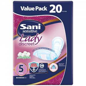 Sani Lady Sensitive Σερβιέτες Ειδικών Χρήσεων Super N5 20Τεμάχια