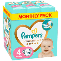 Pampers Premium Care N.4 (9-14g) 174τεμ