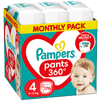 Pampers Πάνες Pants Monthly Pack (176τεμ) Νο 4 (9-14kg)