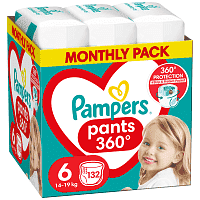 Pampers Πάνες Pants Monthly Pack (132τεμ) Νο 6 (16+kg)