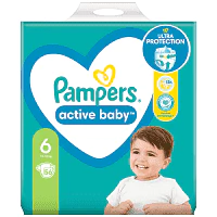 Pampers Πάνες Active Baby Giant Pack (56τεμ) Νο6 (13-18kg)