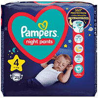 Pampers Πάνες Night Pants (25τεμ) Νο 4 (9-15kg)