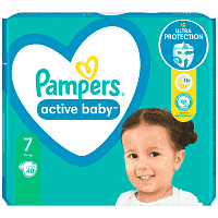 Pampers Πάνες Active Baby Maxi Pack (40τεμ) Νο7 (15+kg)