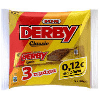 ΙΟΝ Derby Classic Σοκολάτα 38gr 3τεμ -0,12€