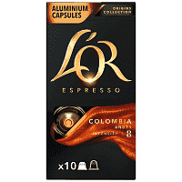 L'OR Kάψουλες Espresso Colombia Συμβατές Με Μηχανές Nespresso* 10τεμ