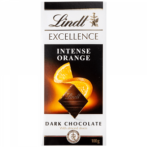 Lindt Excellence Σοκολάτα Πορτοκάλι 100gr