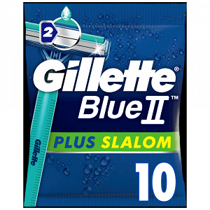 Gillette Blue II Plus Slalom Sensitive Skin 10Τεμάχια