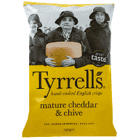 Tyrrell's Mature Cheddar & Chives 150gr
