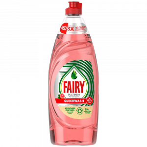 Fairy Platinum Quickwash Υγρό Πιάτων Grapefruit 654ml