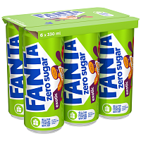 Fanta Exotic Zero 330ml 6τεμ