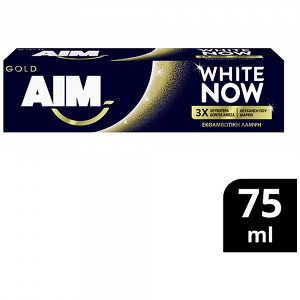 AIM Οδοντόκρεμα White Now Gold 75ml