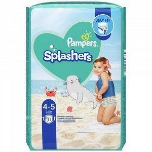 Pampers Πάνες Splashers Carry Pack 4-5 (11τεμ) 9-15 kg