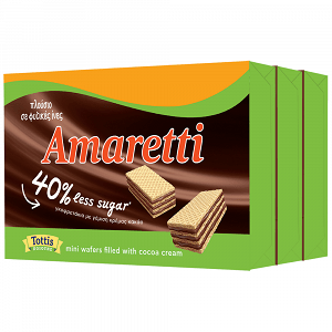 Amaretti Γκοφρέτα Less Sugar 3x68gr