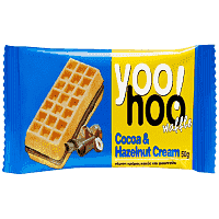 Yoo-Hoo Βάφλα Με Κακάο & Φουντούκι 50gr