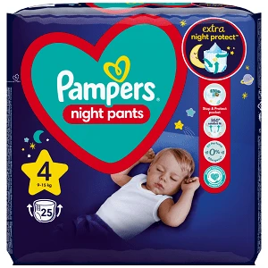Pampers Πάνες Night Pants (25τεμ) Νο 4 (9-15kg)