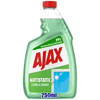 Ajax Antistatic Καθαριστικό Τζαμιών Ανταλλακτικό 750ml