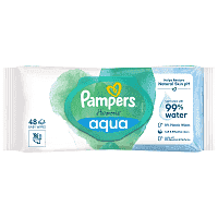 Pampers Harmonie Αqua Μωρομάντηλα 48τεμ