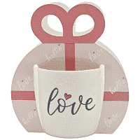 Τabletop Basics Κούπα Πορσελάνης Love 185ml