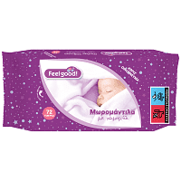 Feel Good! Μωρομάντηλα Χαμομήλι 72 τεμ