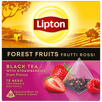 Lipton Μαύρο Τσάι Φρούτα Του Δάσους 20 Πυραμίδες