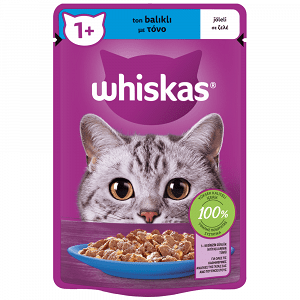 Whiskas 1+ Advance Υγρή Τροφή Γάτας Πολυσ/σία Τόνος Σε Ζελέ 85gr