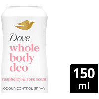 Dove Whole Body Spray Raspberry 150ml