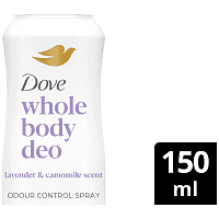 Dove Whole Body Deo Spray Lavender 150ml