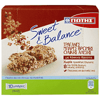 Γιώτης Sweet & Balance Μπάρες Βρώμης Κόκκινα Φρούτα 5τεμ 42gr