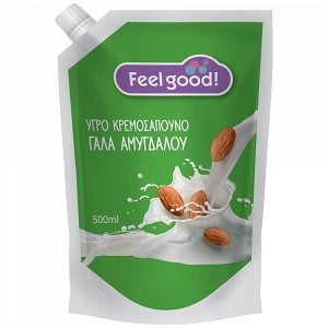 Feel Good! Κρεμοσάπουνο Ανταλλακτικό Γάλα Αμυγδάλου 500ml