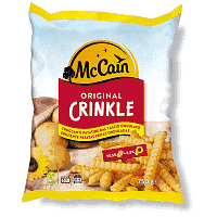 McCain Crinkle Σγουρές Πατάτες Κατεψυγμένες 750gr