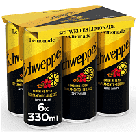 Schweppes Λεμόνι Με Γεύση Περγαμόντο-Ιβίσκος Χωρίς Ζάχαρη 6x330ml