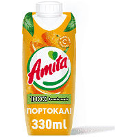 Amita Φυσικός Χυμός Πορτοκάλι 330ml 1τεμ