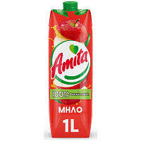 Amita Φυσικός Χυμός Μήλο 1lt 1τεμ