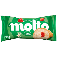Molto Κρουασάν Double Φράουλα Βανίλια 98gr