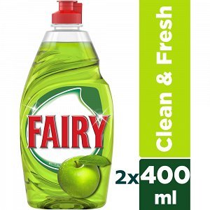 Fairy Clean & Fresh Apple Υγρό Πιάτων 400ml To 2o -30%
