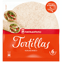 Παπαδοπούλου Τορτίγια Κλασική 6τεμ 360gr