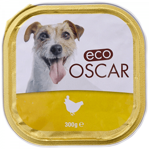 Eco Oscar Δισκάκι Σκύλου Πατέ Με Κοτόπουλο 300gr