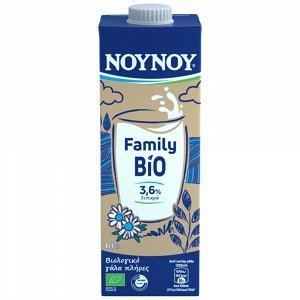 ΝΟΥΝΟΥ Family Γάλα Βιολογικό Πλήρες 1lt