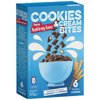 Χαΐτογλου Δημητριακά Cookies & Cream Bites 375gr
