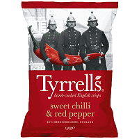 Tyrrell's Sweet Chilli & Red Pepper 150gr