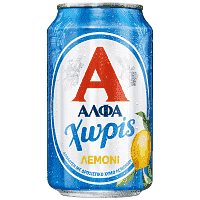 Άλφα Χωρίς Αλκόολ Λεμόνι Μπίρα Κουτί 330ml