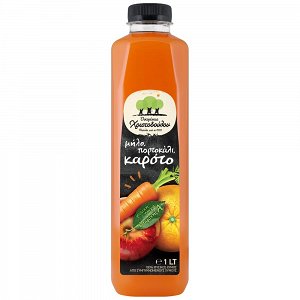 Χριστοδούλου Φυσικός Χυμός Μήλο Πορτοκάλι Καρότο 1lt