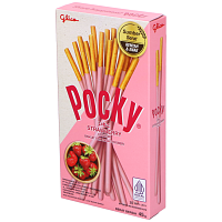 Pocky Strawberry Stick Μπισκότου 45gr
